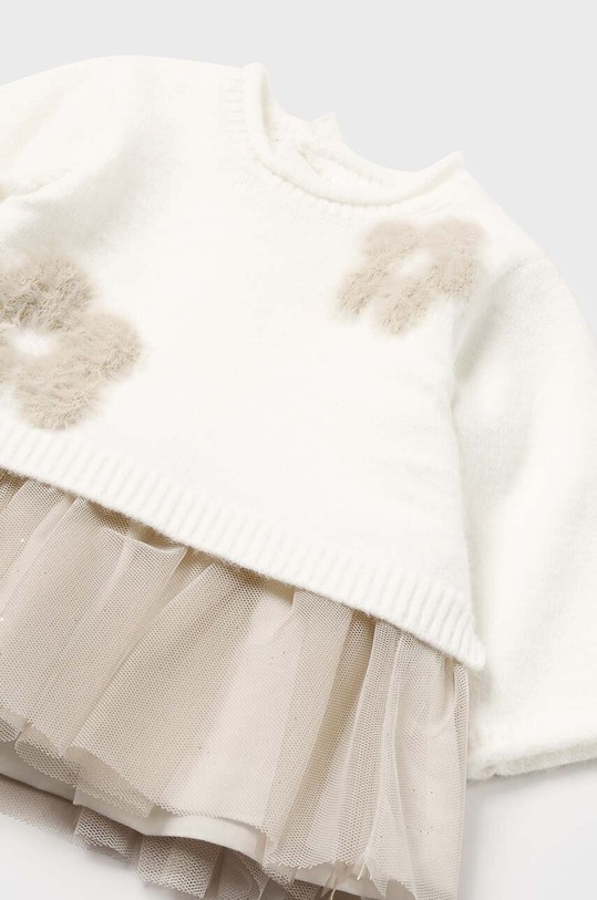 Dziewczynka Mayoral Newborn sukienka niemowlęca 2811.2S.Newborn.9BYH beżowy