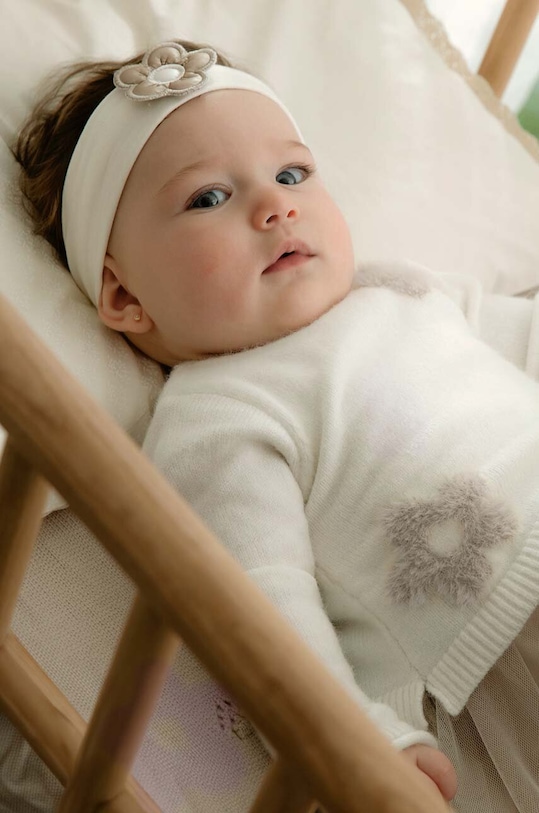 Mayoral Newborn sukienka niemowlęca beżowy 2811.2S.Newborn.9BYH