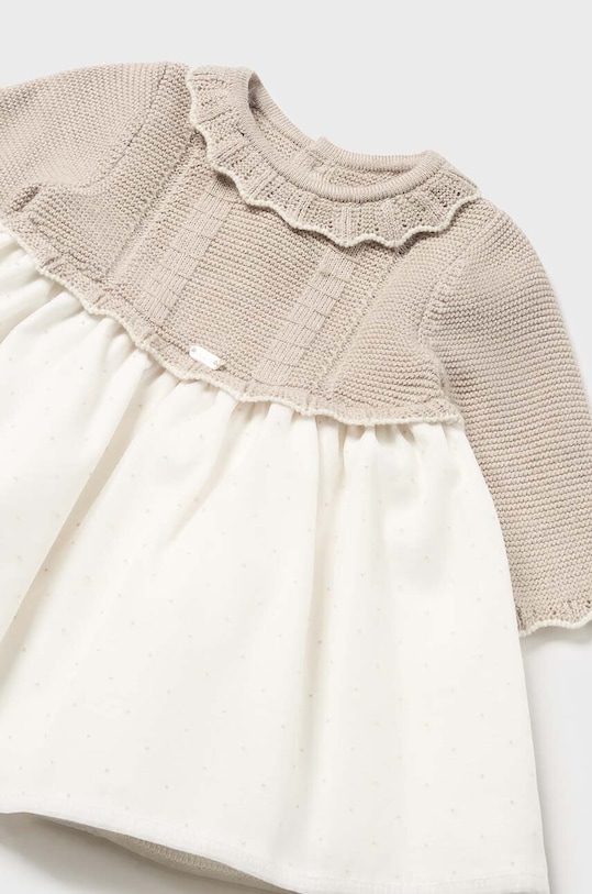 Φόρεμα μωρού Mayoral Newborn 2883.2A.Newborn.9BYH μπεζ AW24