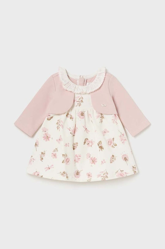 Mayoral Newborn sukienka niemowlęca 2884.2B.Newborn.9BYH różowy AW24