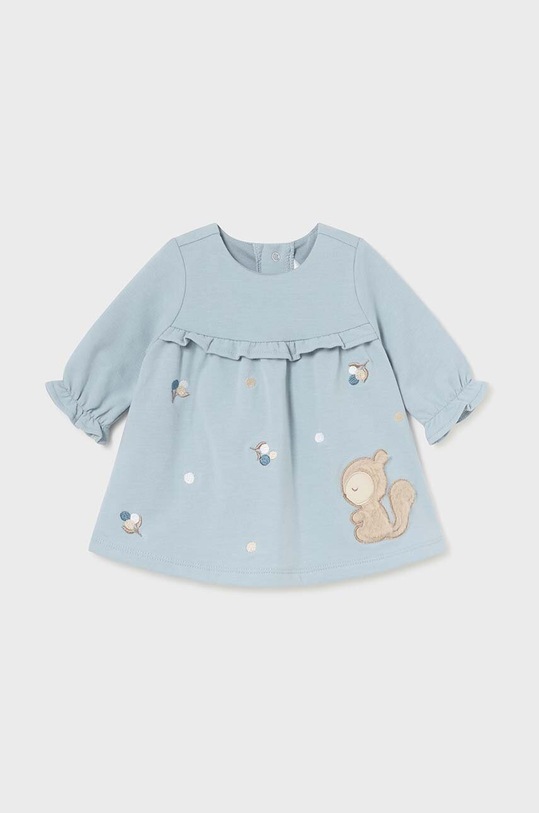 Φόρεμα μωρού Mayoral Newborn μακρύ μπλε 2885.2D.Newborn.9BYH