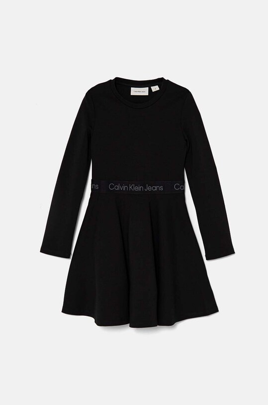 Дитяча сукня Calvin Klein Jeans IG0IG02666.9BYH. чорний AW24