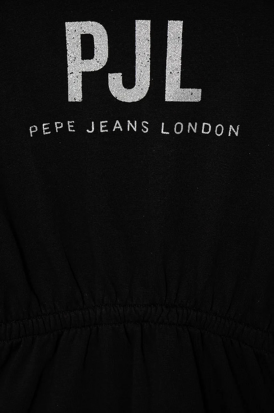 Девочка Хлопковое детское платье Pepe Jeans THAIS PG951675 чёрный