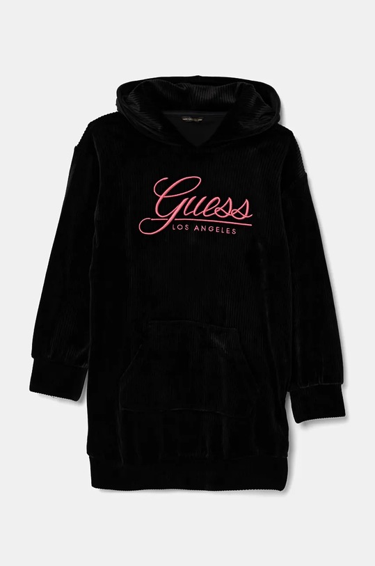 Детска рокля Guess трикотаж черен J4BK16.KCH92.9BYH