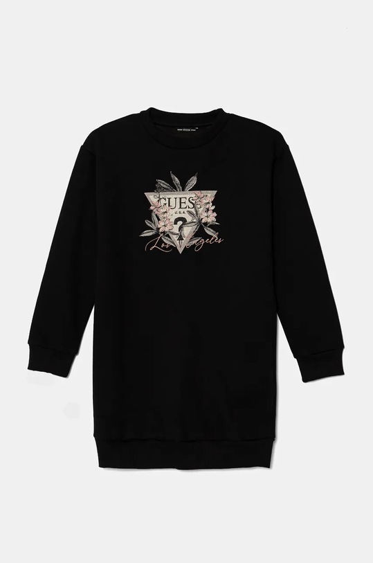 Guess sukienka dziecięca długi czarny J4BK22.KCKF2.9BYH
