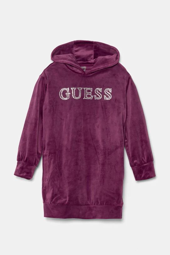 Детское платье Guess midi фиолетовой J4BK27.KBXI2.9BYH