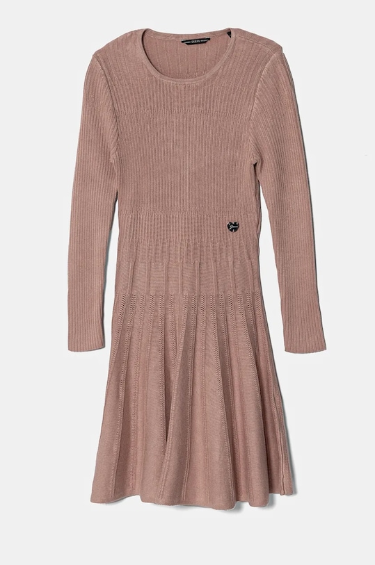 Dívčí šaty Guess midi růžová J4YK30.Z2YJ2.9BYH