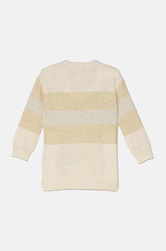 Guess sukienka z domieszką wełny dziecięca K4BK03.Z2V70.9BYH beżowy AW24