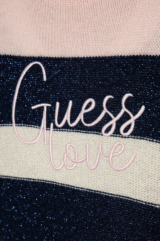 Девочка Детское платье с примесью шерсти Guess K4BK03.Z2V70.9BYH розовый