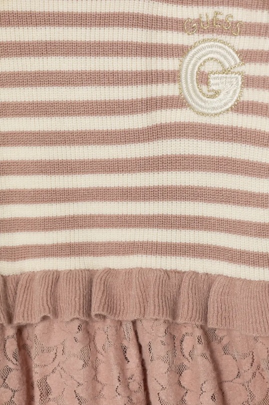 DÍVKA Dívčí šaty Guess K4BK13.Z2V42.9BYH růžová