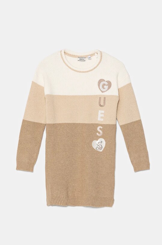 Детское платье Guess midi коричневый K4BK19.Z3FU0.9BYH