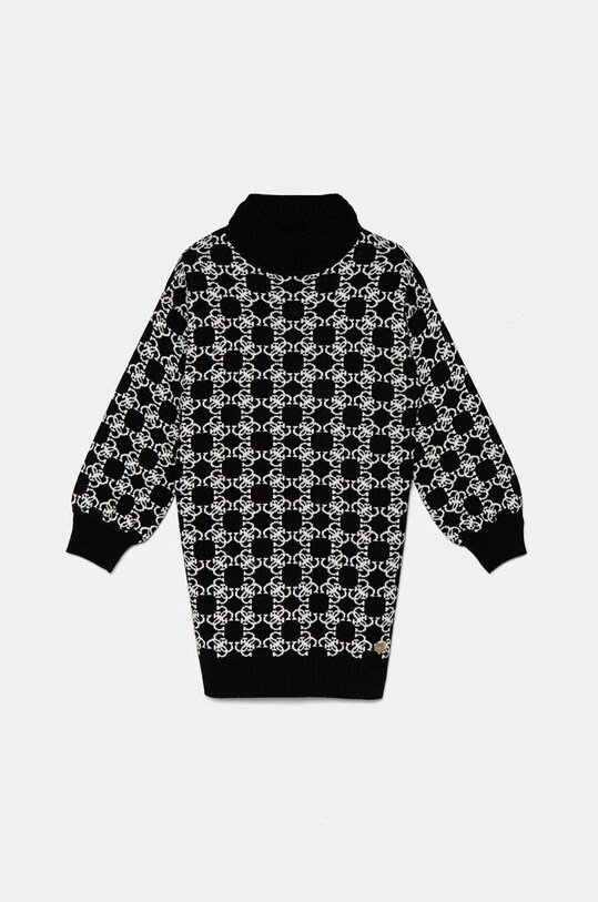 Детское платье с примесью шерсти Guess длинный чёрный J4BK04.Z3K10.9BYH