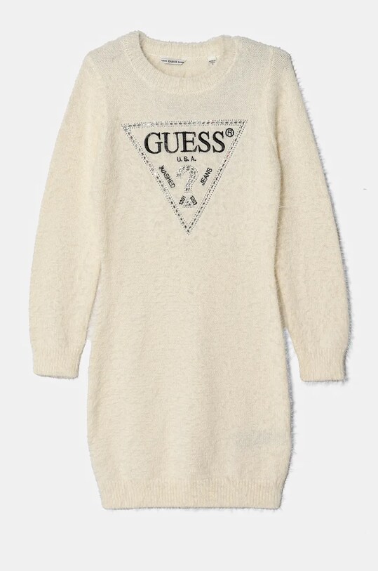 Dívčí šaty Guess mini béžová J4BK11.Z3K20.9BYH