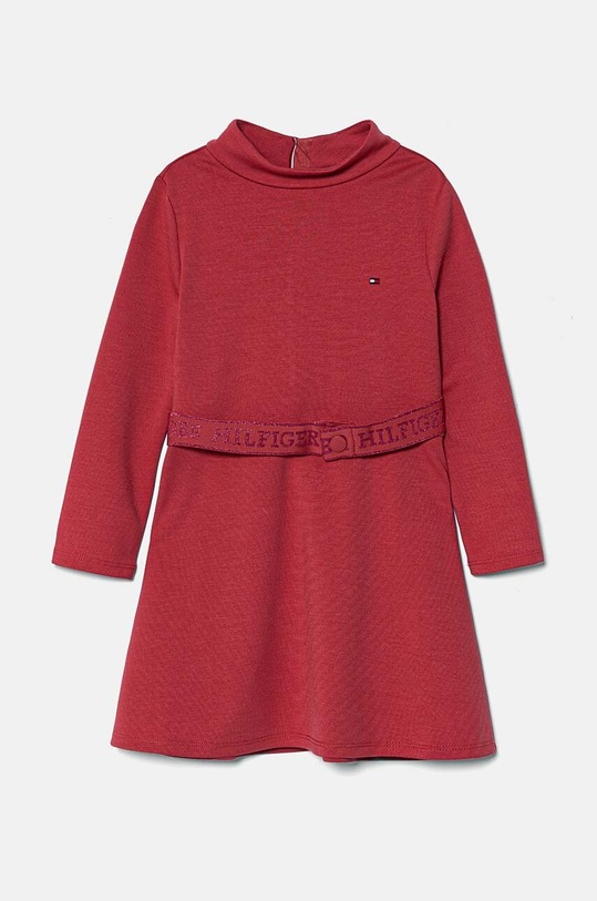 Детска рокля Tommy Hilfiger еластичен розов KG0KG08202.9BYH.104.122