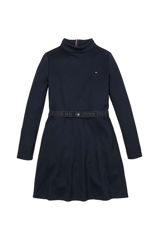 Dívčí šaty Tommy Hilfiger KG0KG08202.9BYH.104.122 námořnická modř AW24