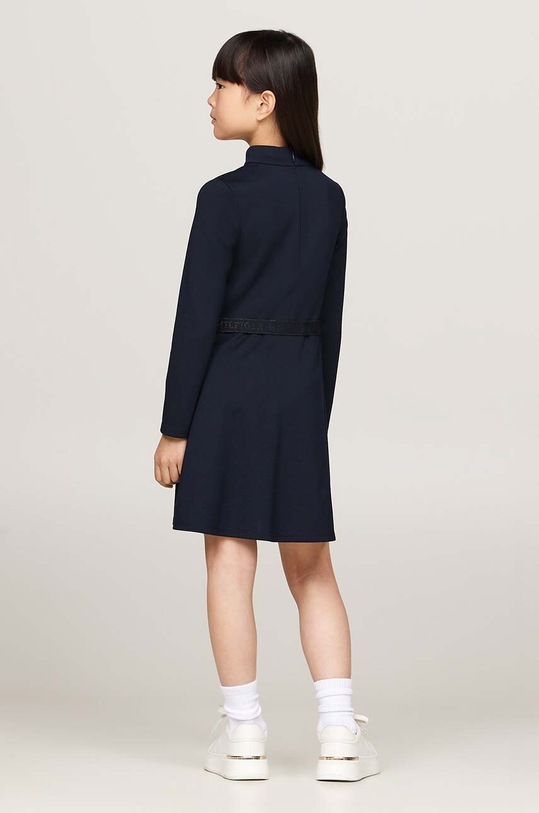 Dívčí šaty Tommy Hilfiger námořnická modř KG0KG08202.9BYH.104.122