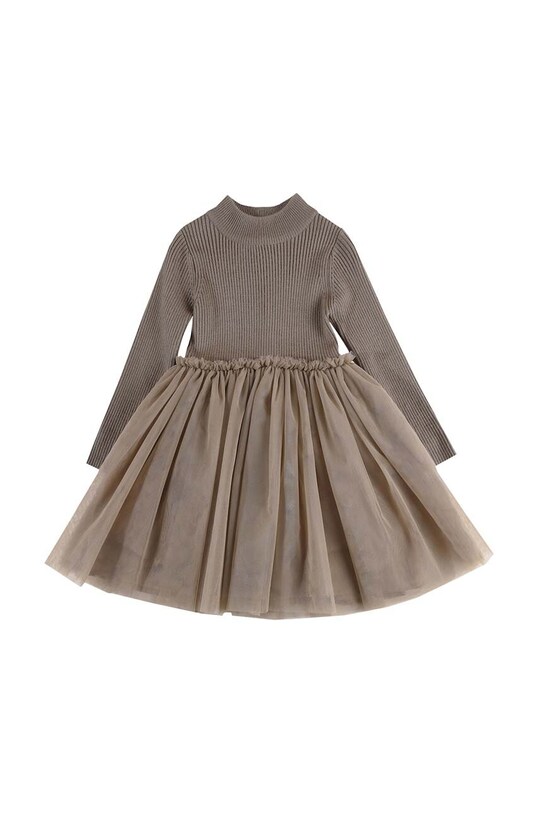 Детское платье Donsje Lotus Dress 4043900.98.128 коричневый AW24