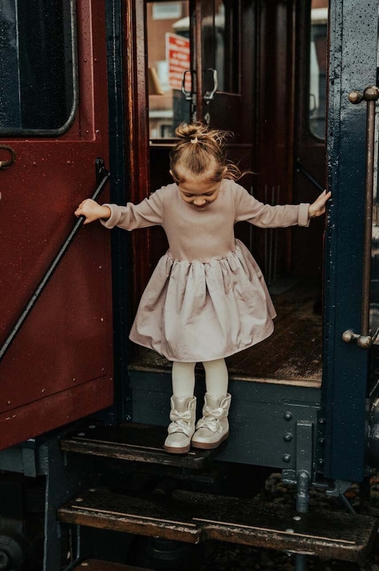 Дитяча сукня Donsje Furre Dress довгий рожевий 4086900.