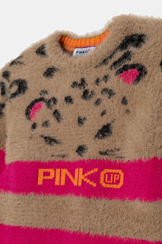 Девочка Детское платье Pinko Up F4PIBGDR127 бежевый