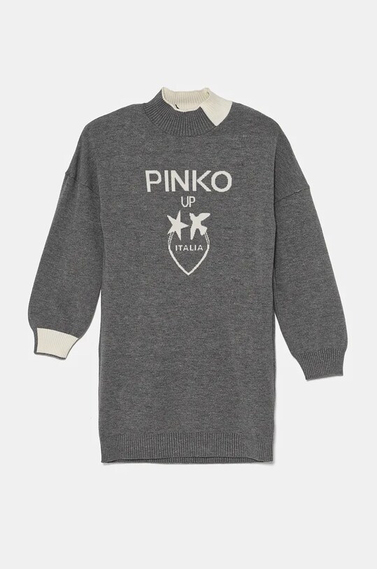 Дитяча сукня Pinko Up довгий сірий F4PIJGDR088