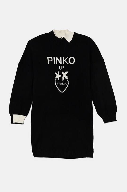 Дитяча сукня Pinko Up довгий чорний F4PIJGDR088