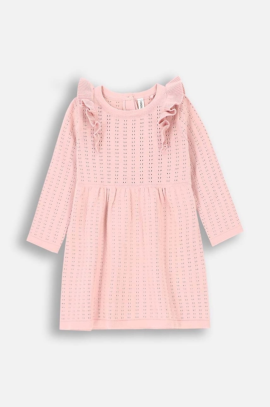 Coccodrillo rochie din bumbac pentru bebeluși mini roz ZC4129401CGN