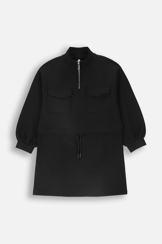 Dětské bavlněné šaty Coccodrillo ZC4129101CGJ černá AW24