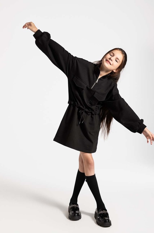 Dětské bavlněné šaty Coccodrillo ZC4129101CGJ