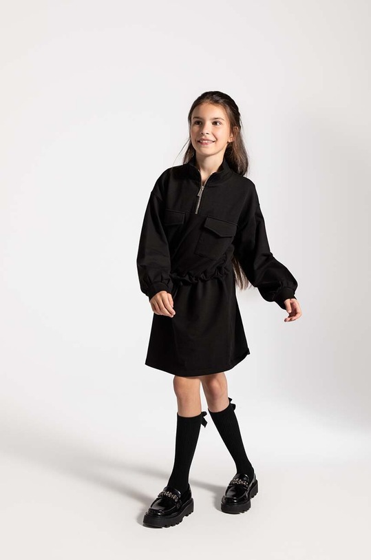 Dětské bavlněné šaty Coccodrillo ZC4129101CGJ