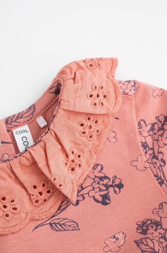 Девочка Детское хлопковое платье Coccodrillo ZC4129101FGN розовый