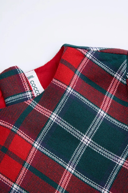 Κοριτσίστικα Βρεφικό βαμβακερό φόρεμα Coccodrillo ZC4128102EBG λευκό