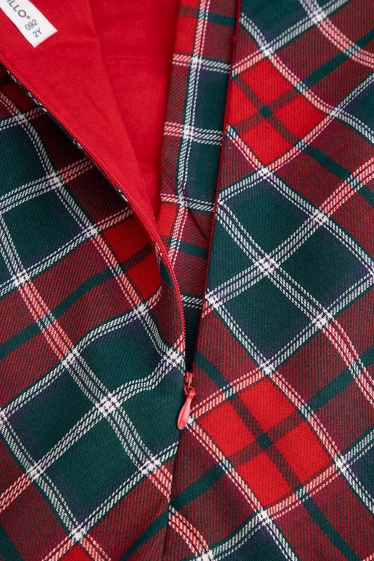 Βρεφικό βαμβακερό φόρεμα Coccodrillo λευκό ZC4128102EBG