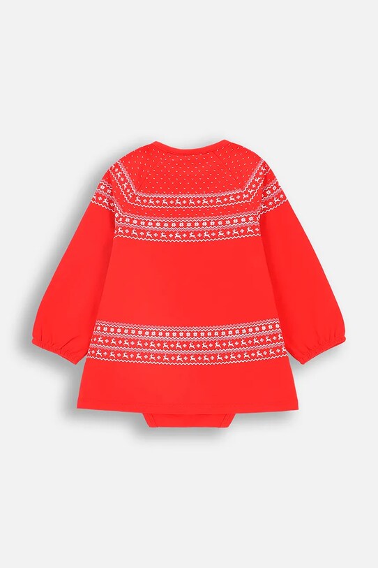 Coccodrillo sukienka niemowlęca ZC4129601MER czerwony AW24