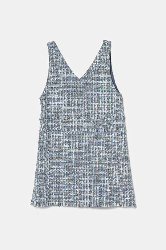 Дитяча сукня з домішкою вовни United Colors of Benetton 4NPXCV033.G.Seasonal блакитний AW24