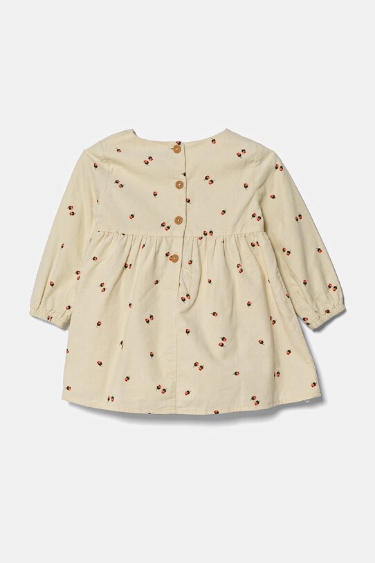Детское вельветовое платье United Colors of Benetton 40CYGV020.P.Seasonal бежевый AW24