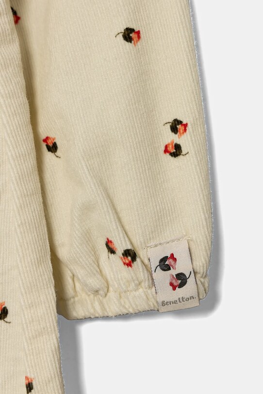 Девочка Детское вельветовое платье United Colors of Benetton 40CYGV020.P.Seasonal бежевый