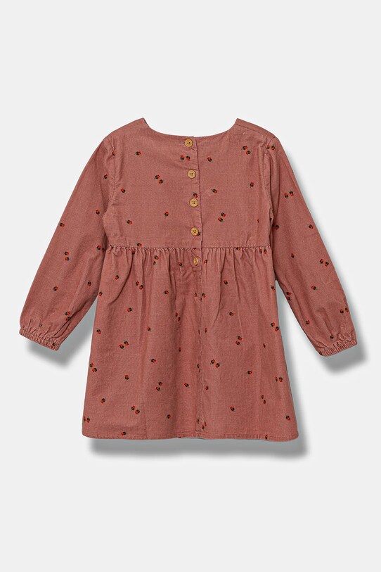 Детское вельветовое платье United Colors of Benetton 40CYGV020.P.Seasonal оранжевый AW24