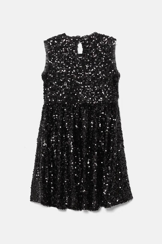 United Colors of Benetton rochie fete 48U9CV02Y.G.Seasonal negru AW24