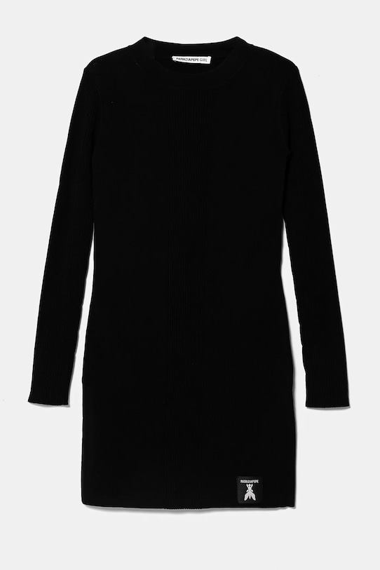 Παιδικό φόρεμα Patrizia Pepe K9G3 μακρύ μαύρο 7A0528