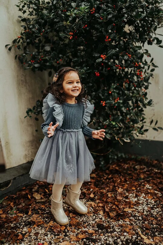 Платье для младенцев Donsje Bilie Dress длинный тёмно-синий 4083200.56.92