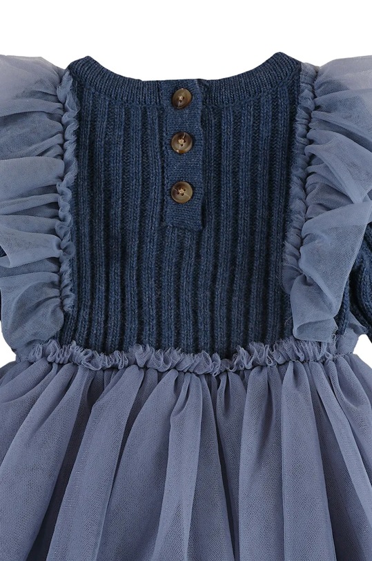 Παιδικό φόρεμα Donsje Bilie Dress σκούρο μπλε 4083200.98.128