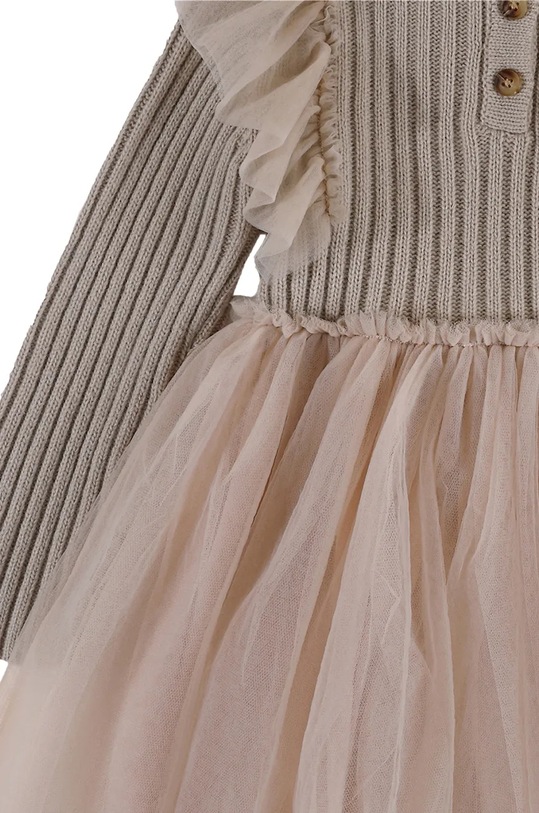Donsje vestito bambina Bilie Dress 4083200.98.128 beige
