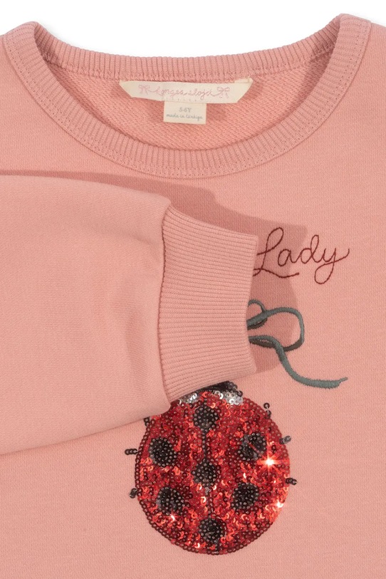 Konges Sløjd sukienka LOU LADYBUG GLITTER DRESS KS102205 różowy