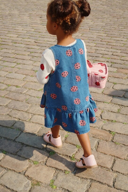 Дитяча джинсова сукня Konges Sløjd MAGOT LADYBUG DRESS GOTS KS102217