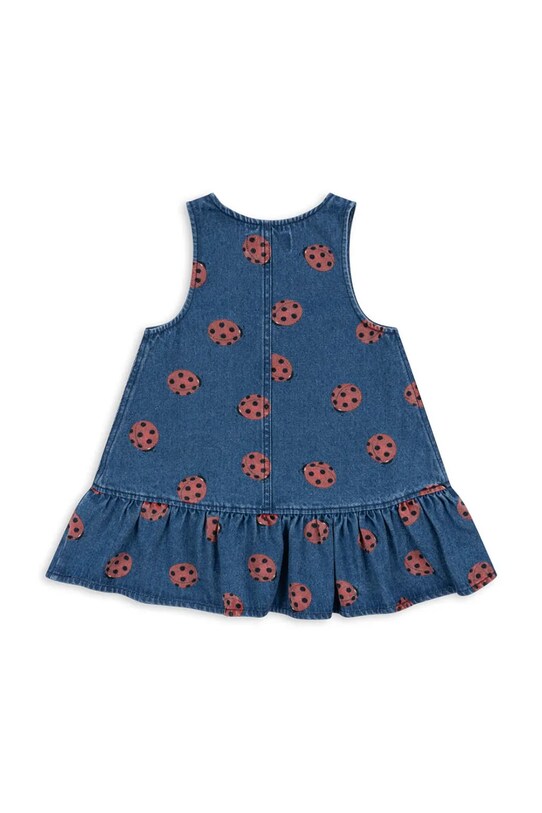 Дівчинка Дитяча джинсова сукня Konges Sløjd MAGOT LADYBUG DRESS GOTS KS102217 блакитний