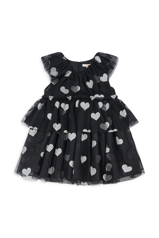 Konges Sløjd rochie fete HALLOWEEN GLITTER DRESS KS102179 negru AW24