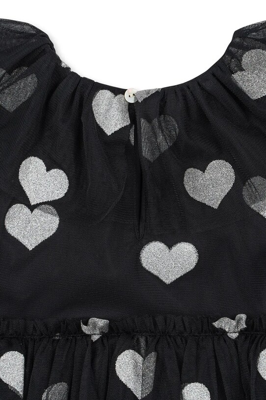 Konges Sløjd rochie fete HALLOWEEN GLITTER DRESS negru KS102179