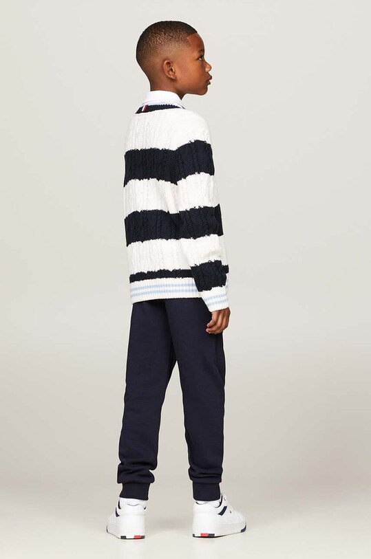 Детский свитер Tommy Hilfiger KB0KB09075.9BYH.116.122 тёмно-синий