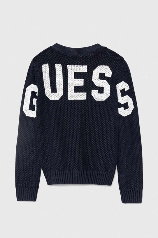 Детский кардиган Guess L4YR04.Z3FE0.9BYH тёмно-синий AW24