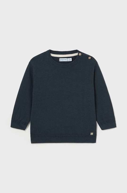 Mayoral sweter bawełniany niemowlęcy pozostałe granatowy 309.3F.Baby.9BYH